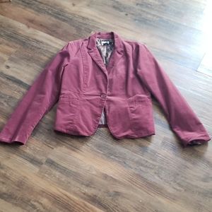 Calvin Klein Jeans Burgundy Blazer